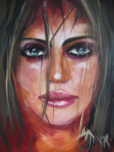Painting titled "ANIKA" by Sonja Brzak, Original Artwork, Acrylic