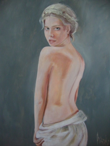 Painting titled "TARA" by Sonja Brzak, Original Artwork, Oil