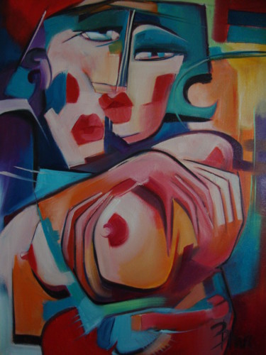 Painting titled "CASANOVA" by Sonja Brzak, Original Artwork, Oil