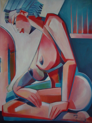 Painting titled "INTERMEZZO" by Sonja Brzak, Original Artwork, Oil