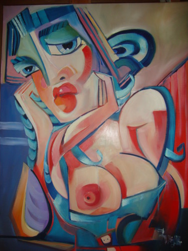 Pintura titulada "MADONNA" por Sonja Brzak, Obra de arte original, Oleo