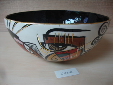 Художественная композиция под названием "LOOK/ENIGMA bowl" - Sonja Brzak, Подлинное произведение искусства, Столовое искусст…