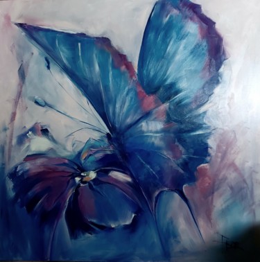 Painting titled "BUTTERFLY" by Sonja Brzak, Original Artwork, Oil