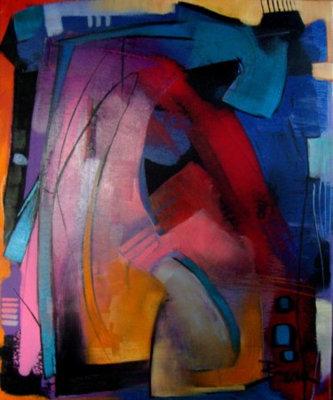 Malerei mit dem Titel "CHANGES" von Sonja Brzak, Original-Kunstwerk, Öl