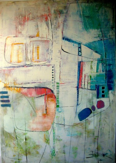 Картина под названием "TENDERNESS" - Sonja Brzak, Подлинное произведение искусства, Масло