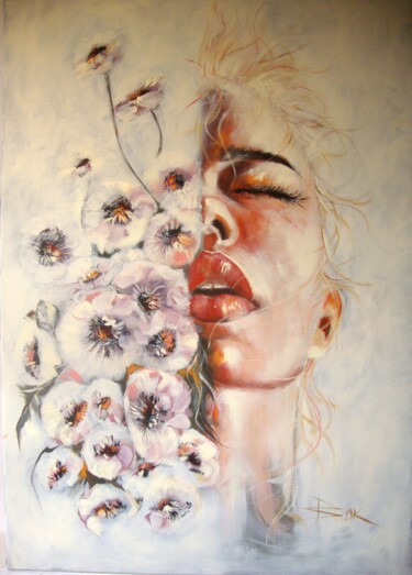 Painting titled "PRIMAVERA" by Sonja Brzak, Original Artwork, Oil