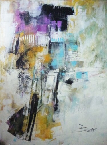 Painting titled "ANOTHER WAY II" by Sonja Brzak, Original Artwork, Oil