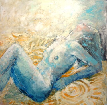 Картина под названием "DINA" - Sonja Brzak, Подлинное произведение искусства, Масло