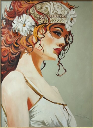 Painting titled "GALA" by Sonja Brzak, Original Artwork, Oil