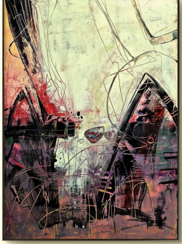 Картина под названием "ATLANTIDA III" - Sonja Brzak, Подлинное произведение искусства, Масло