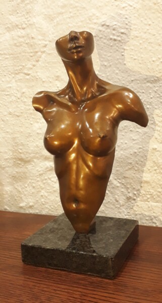 Sculpture intitulée "Amber" par Sonja Smeyers, Œuvre d'art originale, Bronze