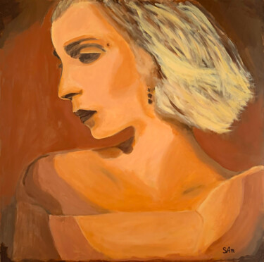Painting titled "Beatrice" by Sonny Andersson, Original Artwork, Oil