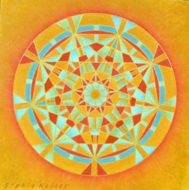 Peinture intitulée "1, 2, 3, Soleil !" par Sofi L'Eau, Œuvre d'art originale
