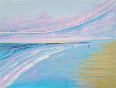 Traumland Malerei mit dem Titel "Traumland" von Sophia Kühn, Original-Kunstwerk, Acryl