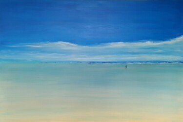 Painting titled "Oceanview" by Sophia Kühn, Original Artwork, Acrylic