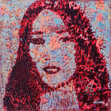 Pintura titulada "Béatrice portrait d…" por Sophie Artinian, Obra de arte original, Oleo Montado en Cartulina