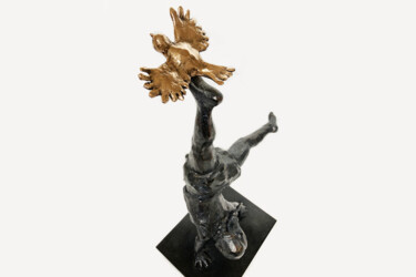 Sculpture intitulée "VIVRE! / TO LIVE!" par Sophie Barut, Œuvre d'art originale, Bronze