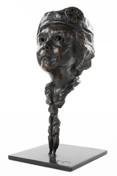 Sculpture intitulée "Toujours prêt!" par Sophie Barut, Œuvre d'art originale, Bronze