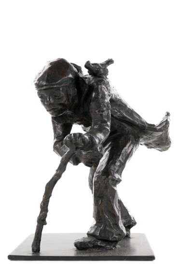 Sculpture titled "Courir" by Sophie Barut, Original Artwork, Bronze