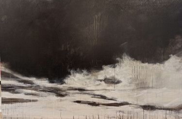 Картина под названием "#210903" - Sophie Bassot, Подлинное произведение искусства, Древесный уголь Установлен на Деревянная…