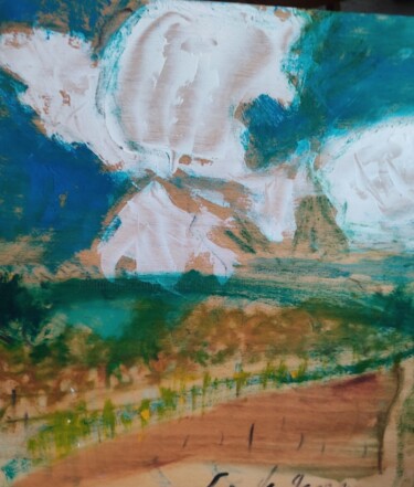 Peinture intitulée "Hommage à Odilon Re…" par Sophie-Charlotte Lafargue De Grangeneuve, Œuvre d'art originale, Huile Monté s…