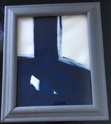 Рисунок под названием "Dark blue" - Sophie Clément Dugast, Подлинное произведение искусства