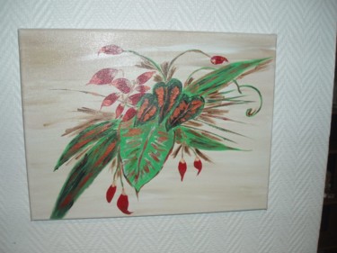 Peinture intitulée "peinture-bouquet-de…" par Sofia, Œuvre d'art originale, Acrylique
