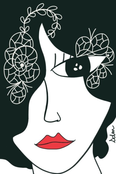 "Woman growing into…" başlıklı Dijital Sanat Sophie Di Malta tarafından, Orijinal sanat, Dijital Resim