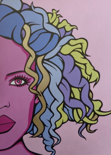 Drawing titled "Gia" by Sophie Dumont (heavenly), Original Artwork, Acrylic