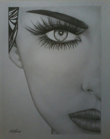 Drawing titled "Kaia" by Sophie Dumont (heavenly), Original Artwork, Graphite