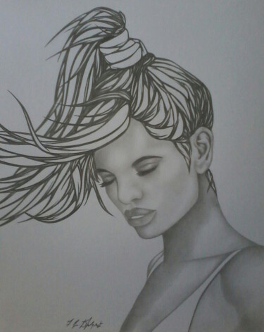 Drawing titled "Giulia." by Sophie Dumont (heavenly), Original Artwork, Graphite
