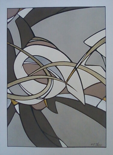 Tekening getiteld "Tourbillon." door Sophie Dumont (heavenly), Origineel Kunstwerk, Acryl