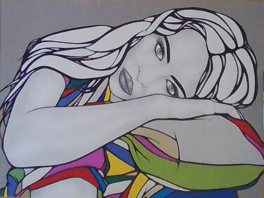 Drawing titled "INGÉNUE." by Sophie Dumont (heavenly), Original Artwork, Acrylic