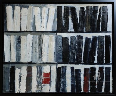 Pittura intitolato "contraste" da Sophie Dumont, Opera d'arte originale, Olio Montato su Telaio per barella in legno