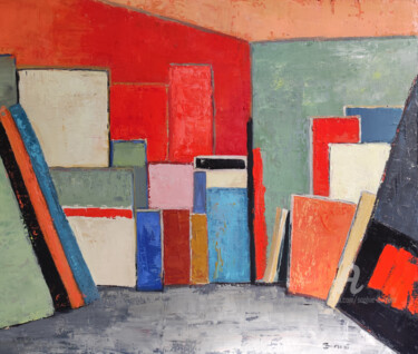 Pittura intitolato "atelier 16" da Sophie Dumont, Opera d'arte originale, Olio