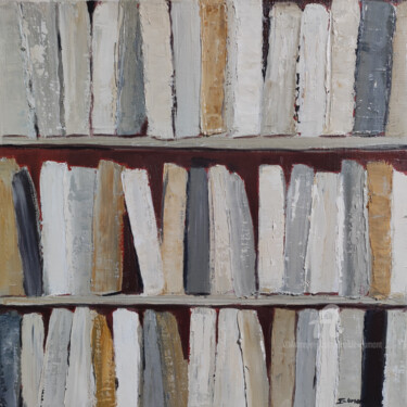 Malerei mit dem Titel "histoires sans nom" von Sophie Dumont, Original-Kunstwerk, Öl Auf Keilrahmen aus Holz montiert