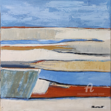 Pintura intitulada "lumieres littorales" por Sophie Dumont, Obras de arte originais, Óleo Montado em Armação em madeira