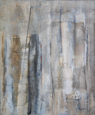 Pintura titulada "le linge" por Sophie Dumont, Obra de arte original, Oleo