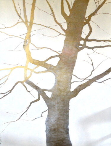 Malerei mit dem Titel ""La Lumière d'en Ha…" von Sophie Duplain, Original-Kunstwerk, Acryl Auf Keilrahmen aus Holz montiert