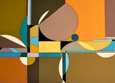 绘画 标题为“"Terre"” 由Sophie Duplain, 原创艺术品, 丙烯 安装在木质担架架上