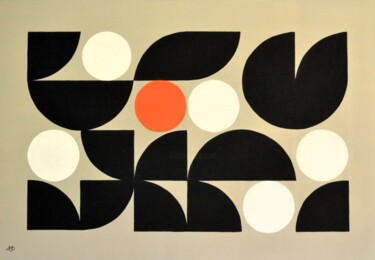 ""L'Orange"" başlıklı Tablo Sophie Duplain tarafından, Orijinal sanat, Akrilik Ahşap Sedye çerçevesi üzerine monte edilmiş
