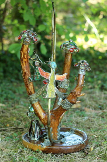Sculptuur getiteld "Le sabbat." door Sophie Et Lionel Pardessus, Origineel Kunstwerk, Glas