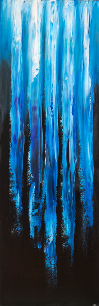 Peinture intitulée "Blue" par Sophie Haldi, Œuvre d'art originale, Acrylique