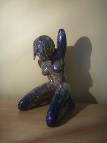 Sculpture intitulée "SOUPLESSE" par Sophie Jeanneau, Œuvre d'art originale, Terre cuite