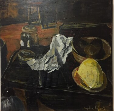 Peinture intitulée "Le beurre" par Sophie Lafont, Œuvre d'art originale, Acrylique Monté sur artwork_cat.