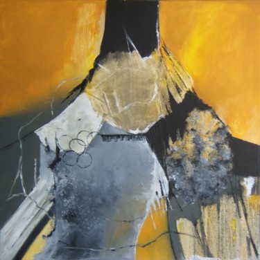Painting titled "67-sideral-60x60.jpg" by Sophie Lafouge, Original Artwork, Oil