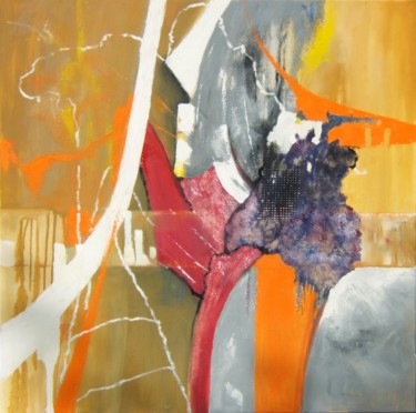 Картина под названием "76-evanescence-80x8…" - Sophie Lafouge, Подлинное произведение искусства, Масло