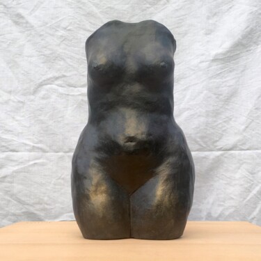 Sculpture intitulée "Corvase" par Sophie Laurent Lazinier, Œuvre d'art originale, Argile