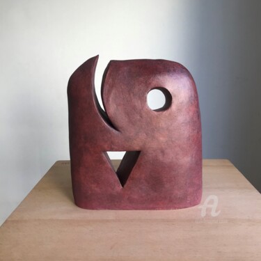 Skulptur mit dem Titel "Elésson - Sculpture…" von Sophie Laurent Lazinier, Original-Kunstwerk, Terra cotta