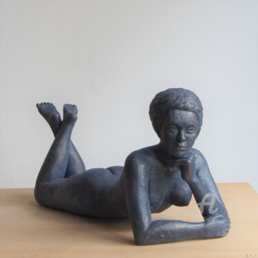 Sculpture titled "Playa #2" by Sophie Laurent Lazinier, Original Artwork, Plaster